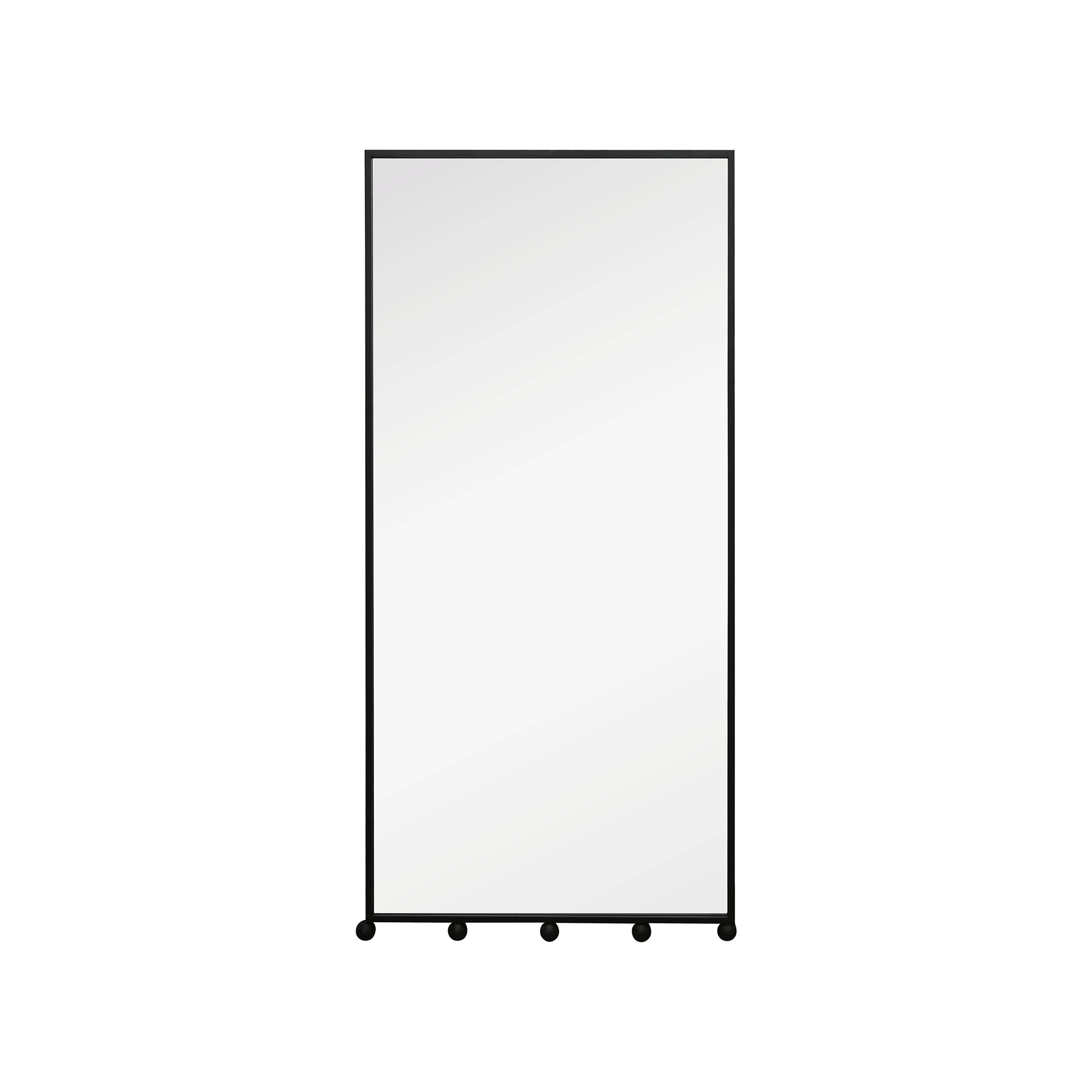 Large modern full length anti-fog mirror with built-in shelf - Hotel bathroom bulk pricing